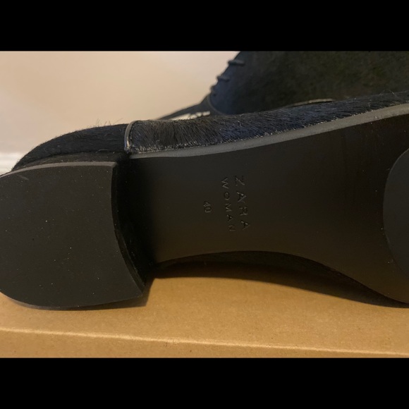 Zara Leather Ankle Booties - Picture 6 of 9